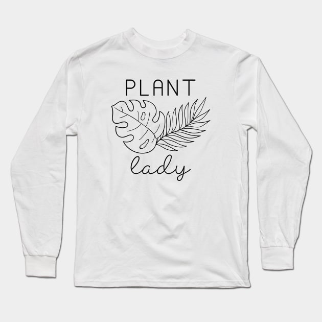 Plant Lady Long Sleeve T-Shirt by LuckyFoxDesigns